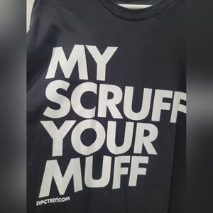 Adult Humor MY SCRUFF mens 2X T Shirt